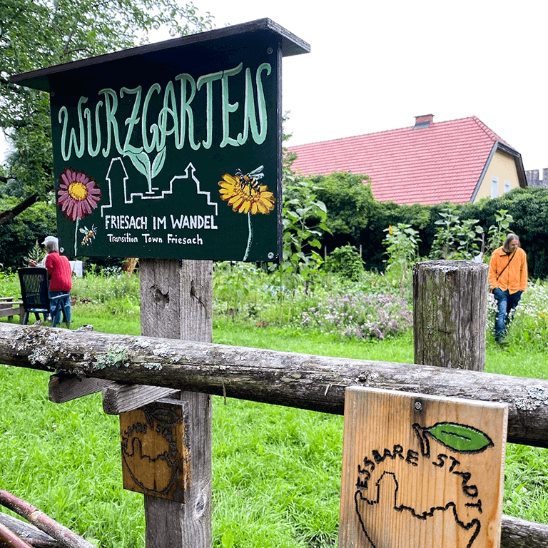 Climate Walk zu Besuch im Wurzgarten in Friesach. Mehr Grün für Lebensräume und unsere Mägen.