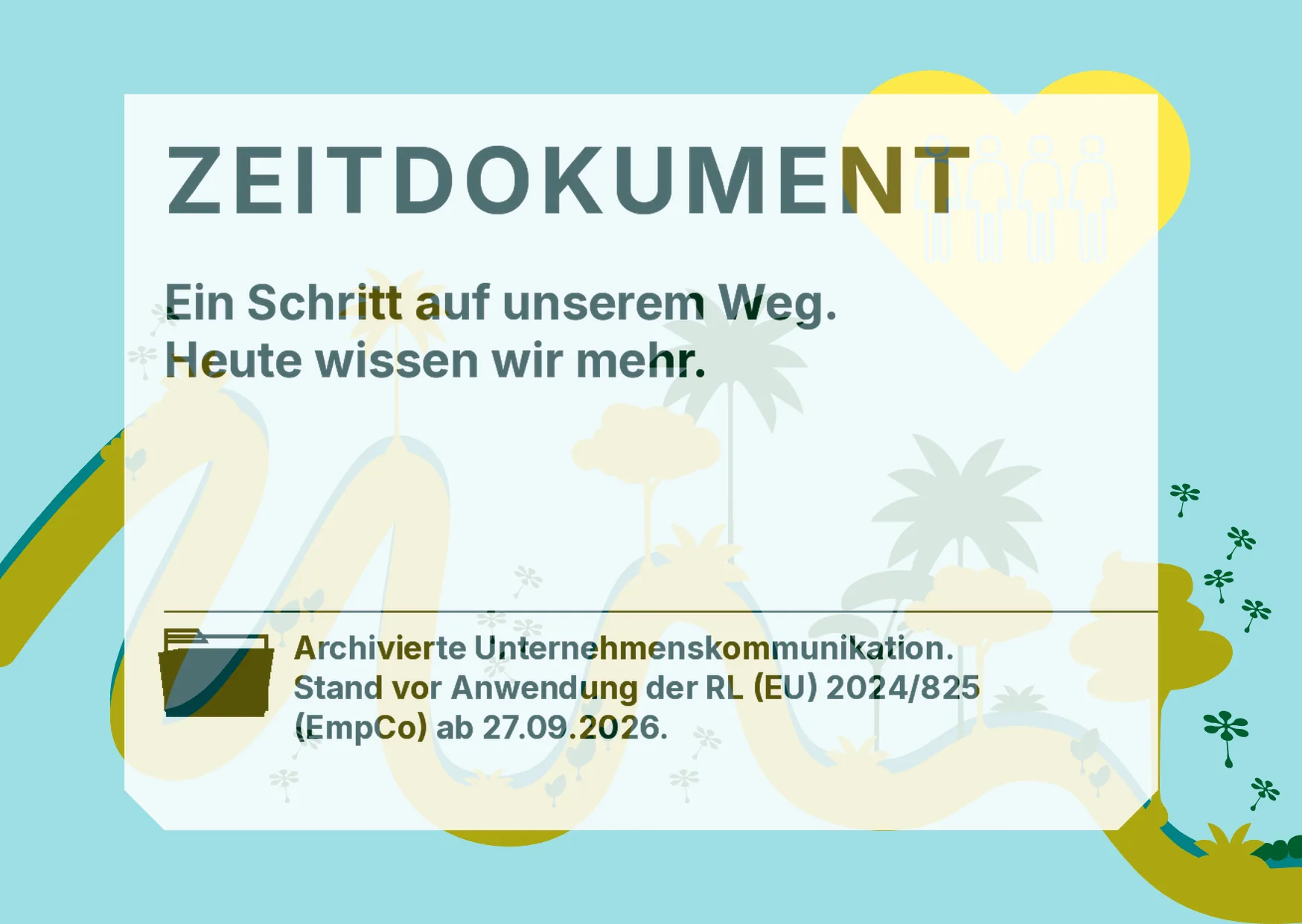 {Archivierte Unternehmenskommunikation} Weggefährt*innen