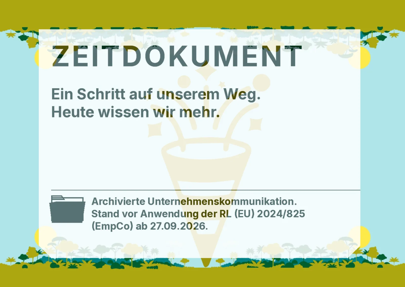 Ist Nachhaltigkeit Kunst? – Oder: Einfach die bessere Party!