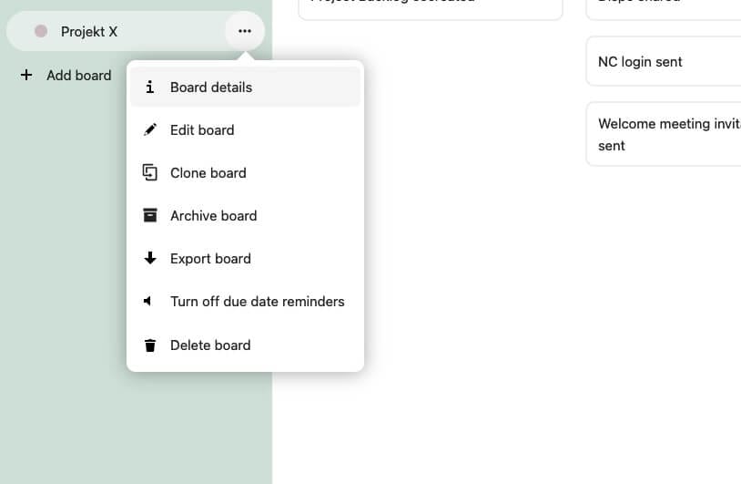 Nextcloud Deck Board
