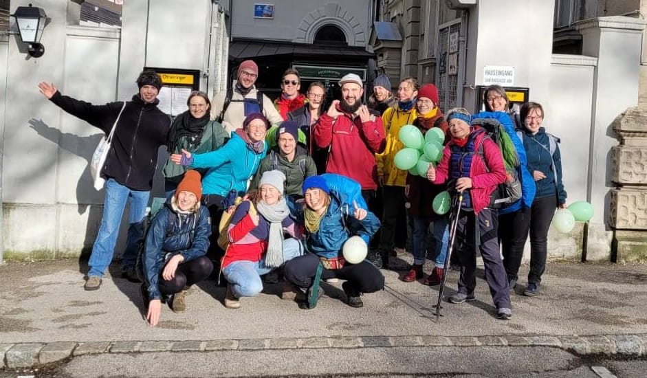 Weggefährt:innen im Portrait Climate Walk 
