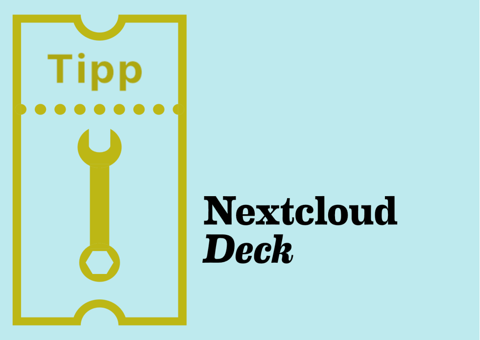 Tooltipp Nextcloud Deck App