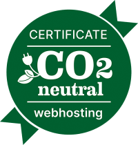 GreenWebspace Zertifikat für CO2-neutrales Webhosting